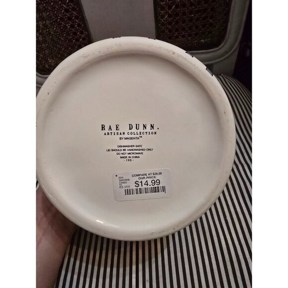 NWT Rae Dunn Scaredy Cat Halloween Canister - Picture 11 of 12